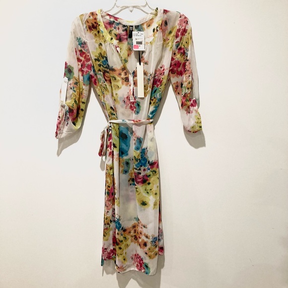 NWT Kut from the Kloth Adali Dress, Size 6, Floral Multi Colored - Picture 2 of 12